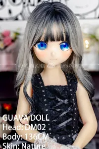 Guava Doll アニメラブドール 萌え DM02 手描きメイク ビニール製 PVC ヘッド 陽南 136cm