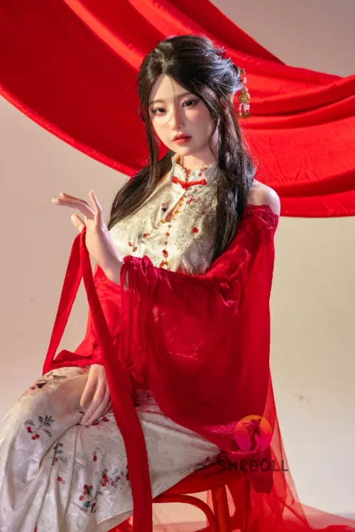 She Doll シリコンヘッド ボディ材質選択可能 中華風セックスドール 美人 可動式顎が対応可能 苏星冉 168cm D カップ