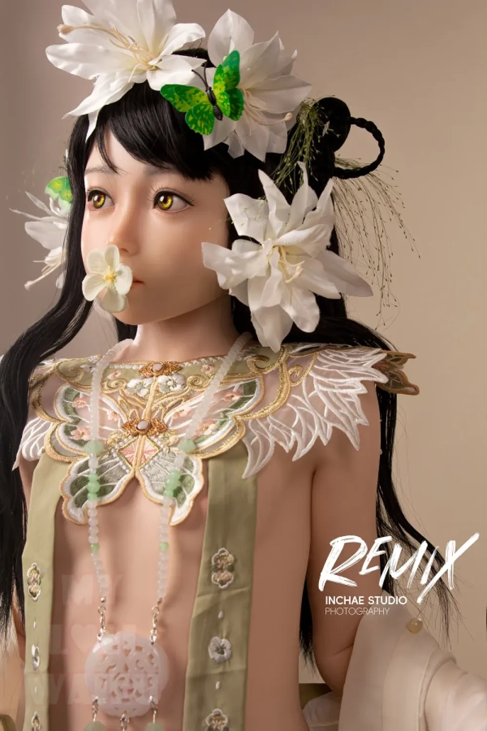 MLW DOLL シリコン製 妹系 中華風ラブドール 縄縛り あや 127cm A カップ #66