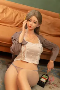 She Doll シリコンヘッド アイドルっぽいラブドール 清楚系 可動式顎が対応可能 江小婉 165cm Eカップ
