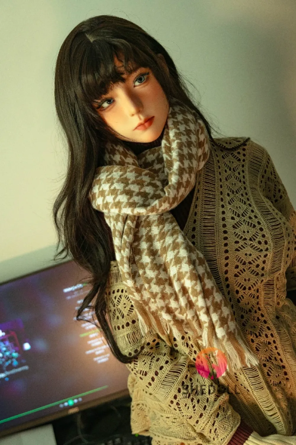 She Doll シリコンヘッド ボディ材質選択可能 お姉さん系 そばかすラブドール 美人 可動式顎が対応可能 顾小雨 170cm E カップ