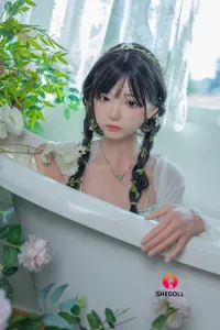 She Doll シリコンヘッド ボディ材質選択可能 アイドルっぽいダッチワイフ 清楚系 顎機能追加可能 青柠 158cm Cカップ