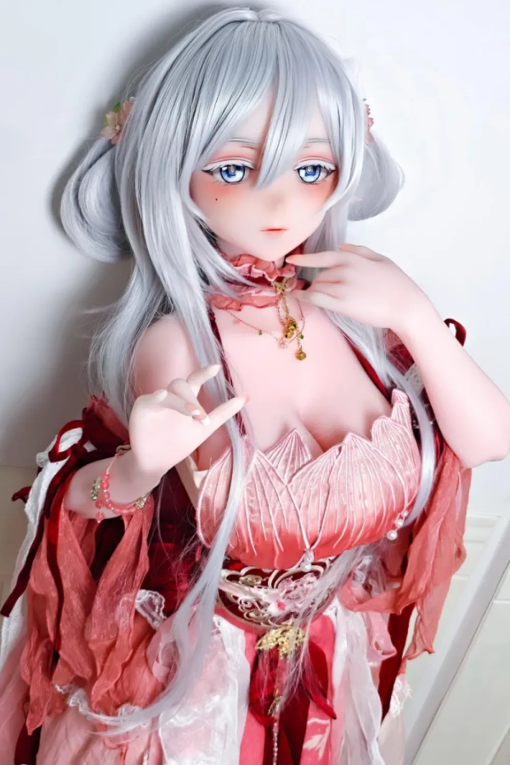ElsaBabe Doll 148cm Lcup シリコン Elsa Babe new doll release-L Pink AHR027 Kaneda Shio-The temperature アニメ系ラブドール