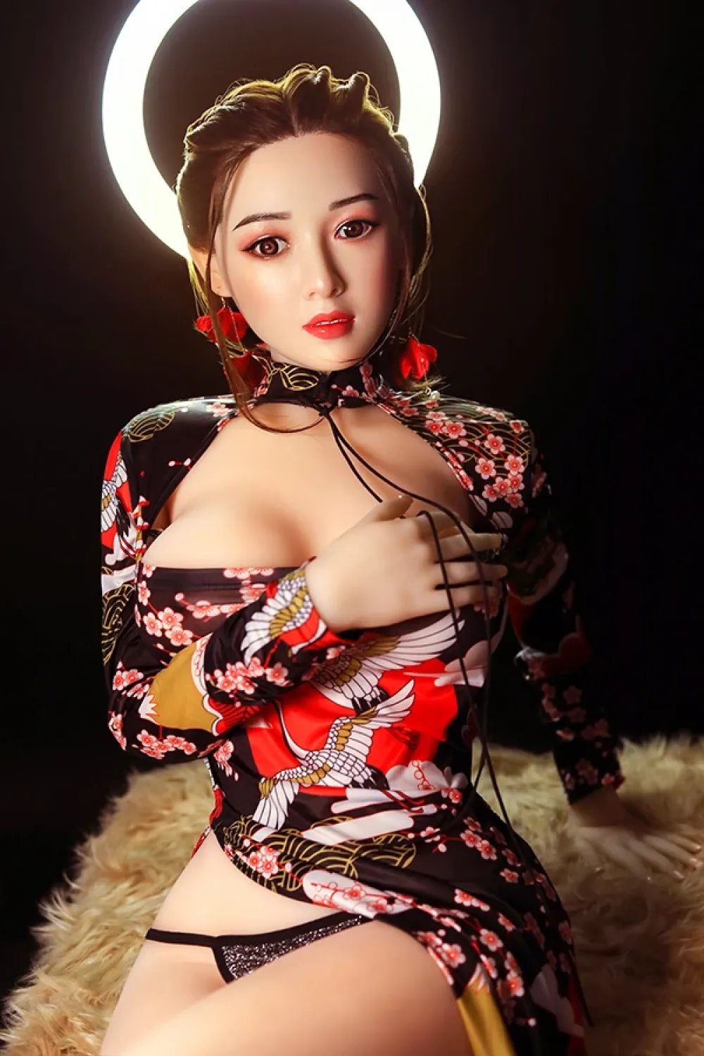魅惑的な服務員 シリコンヘッドラブドール 早藤 158cm