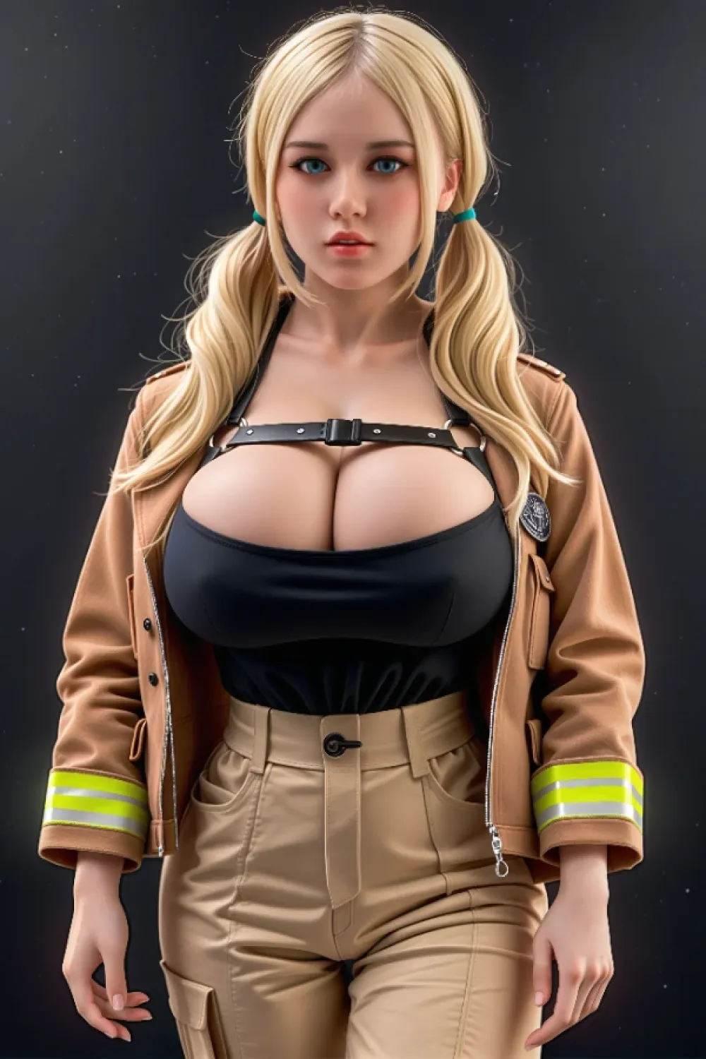 Aibei Doll シリコンヘッド 金髪 消防士ダッチワイフ アイドルっぽい Stephanie 153cm #AB8