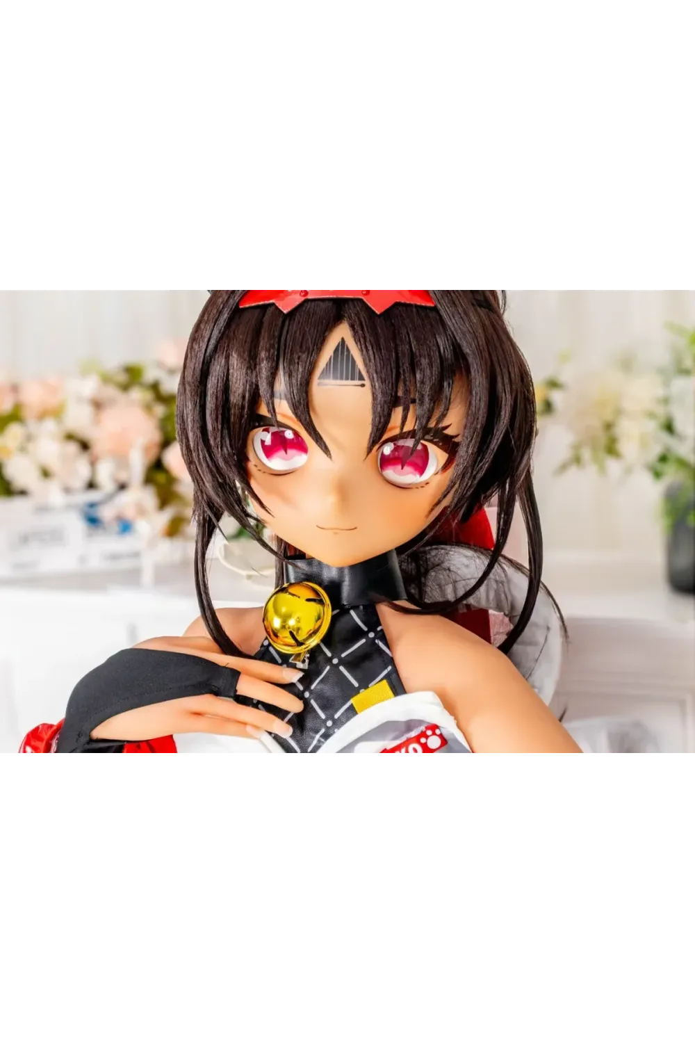 Guava Doll 143cm Bcup PVCヘッド+TPEボディ 小麦色143+DM02 貧乳ラブドール