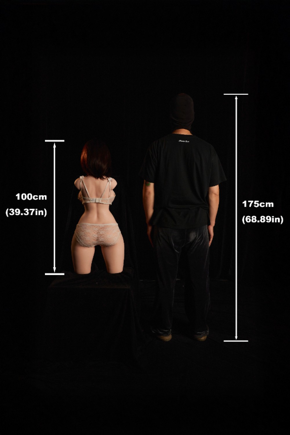 Climax Doll 上品シルエット 知的美人 トルソー型 上半身 シリコンドール ULW 883# Fukada(Nature) 100cm