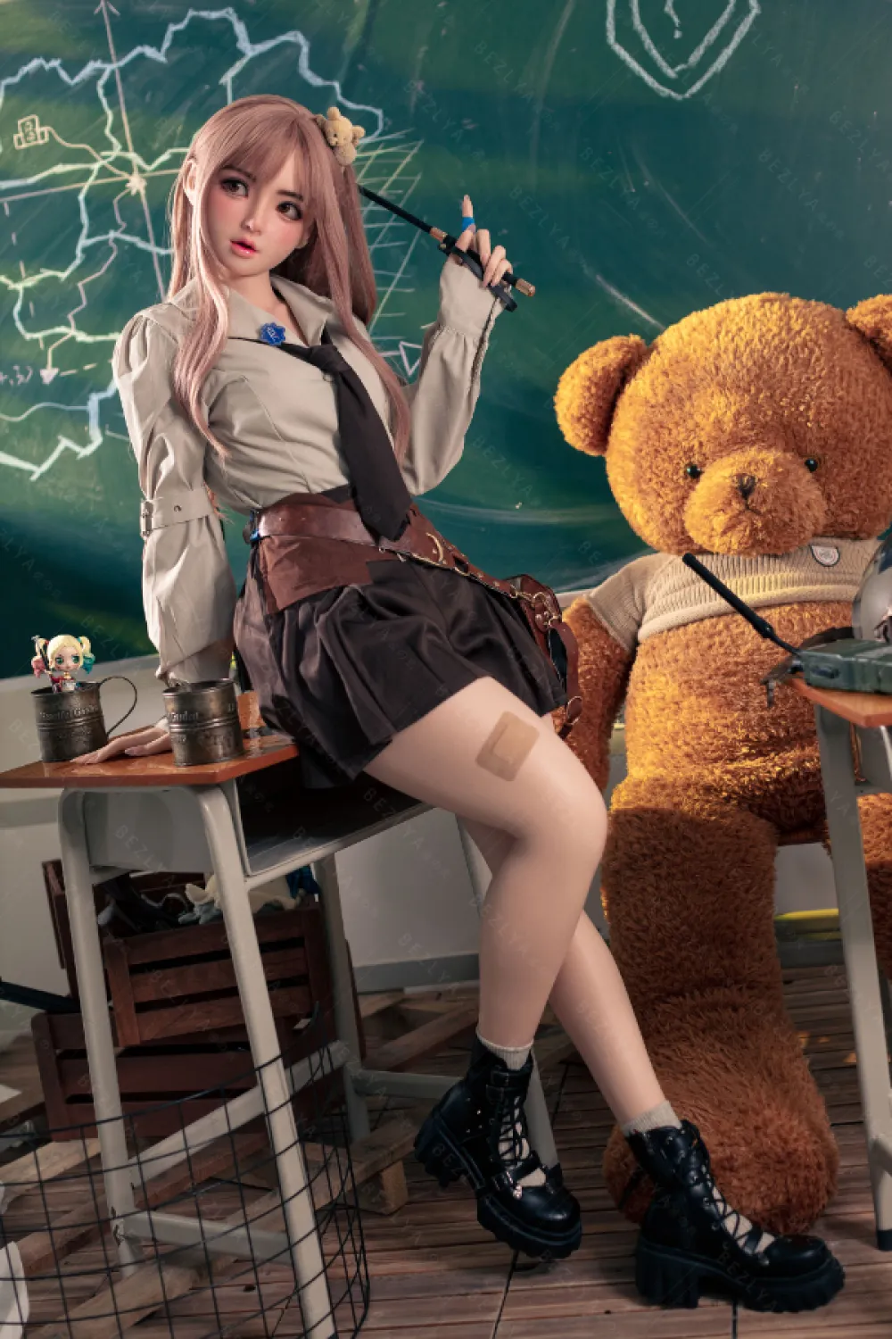 Bezlya doll 透明感のある清楚系ドール ラブドール フルシリコン 2.1 鈴蘭 155cm R 0311 ROS口付き 4番メイク