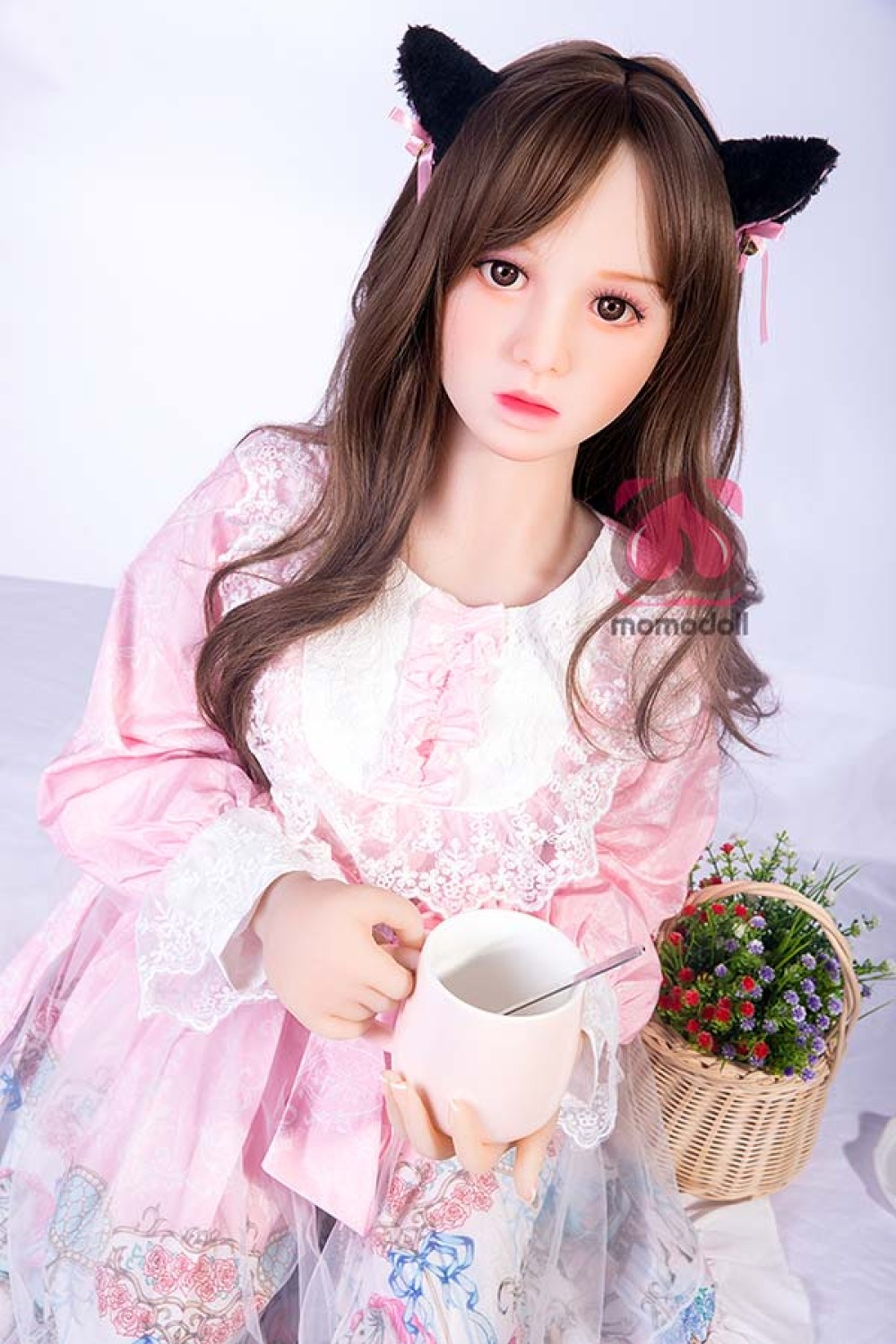 MM#045 綺麗な 花の娘 清楚系ドール ラブドール 通販 紗莉奈 138cm-Small Breast Momo doll