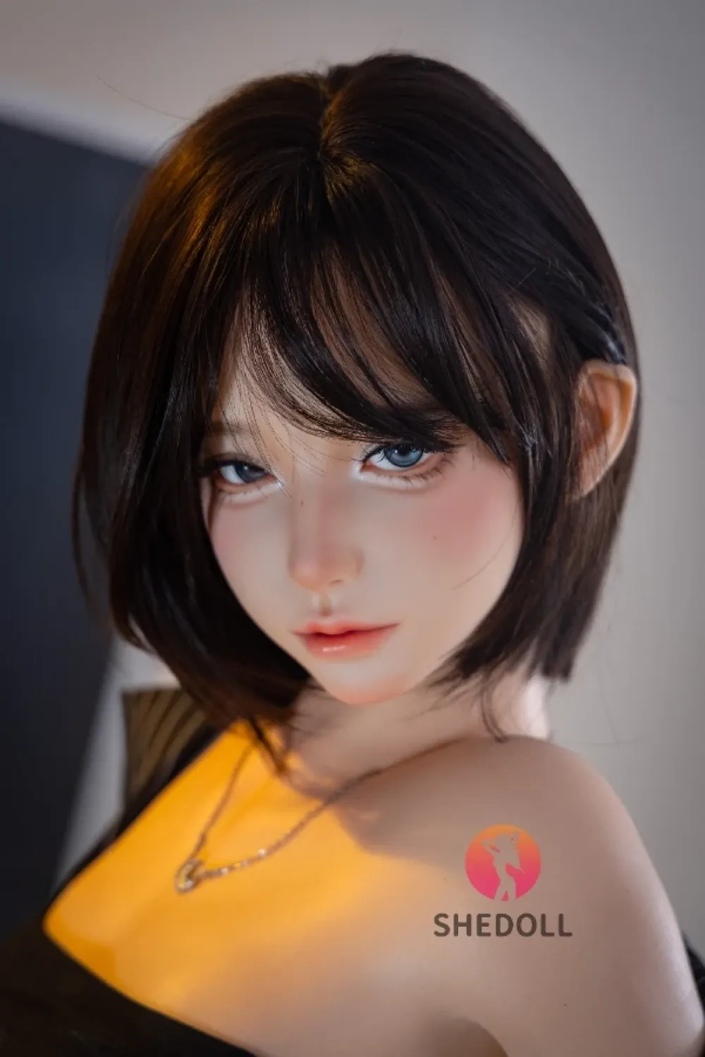 She Doll シリコンヘッド ボディ材質選択可能 教師系ラブドール 誘惑 可動式顎が対応可能 江小梨 152cm A カップ