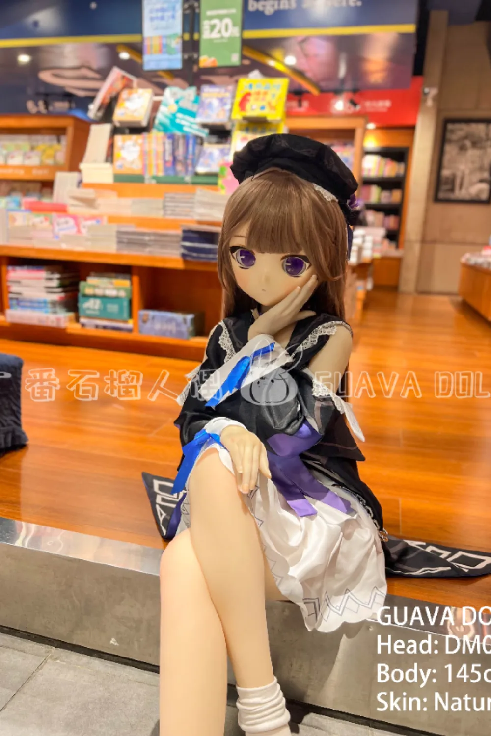 Guava Doll アニメラブドール PVCビニールヘッド DM02 手描きメイク 145cm ももか