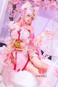 She Doll シリコンヘッド ボディ材質選択可能 コスプレラブドール アイドルっぽい 可動式顎が対応可能 顾小雨（COS土御門胡桃） 168cm D カップ
