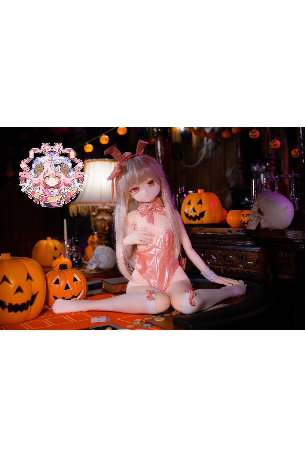 Croissant Doll 羊角社 アニメドール PVCヘッド 甘えん坊バニー 手描きメイク B02 141cm バニーガール