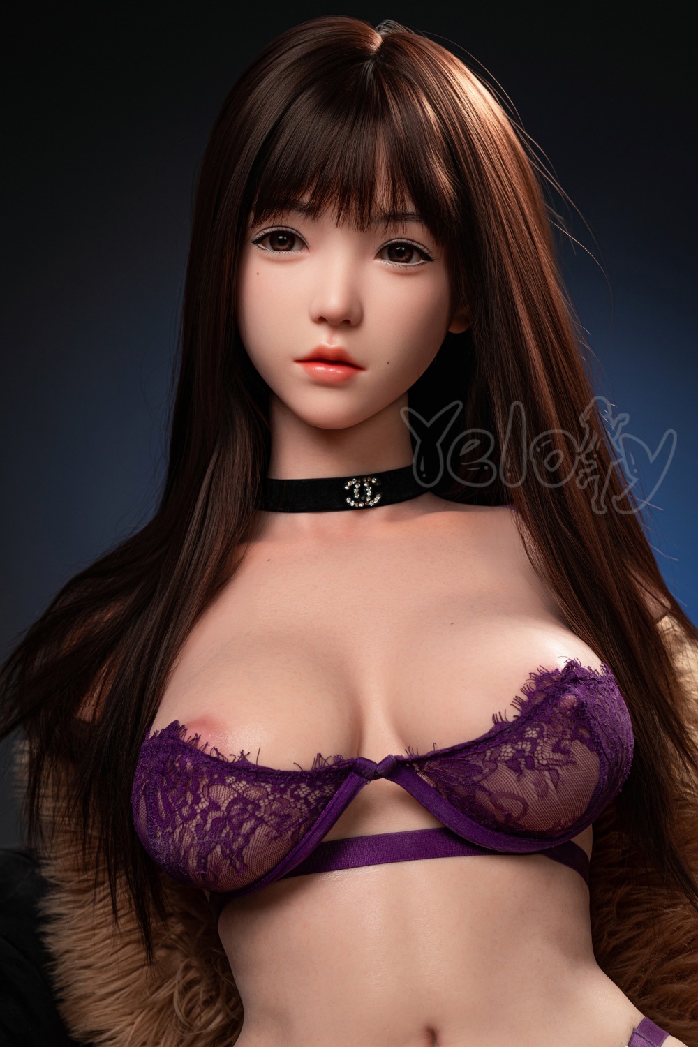 Yeloly 111cm Ecup シリコン トルソドール DS-10＋ヘッド Isabella（YLDS10-） #J40 半身ラブドール
