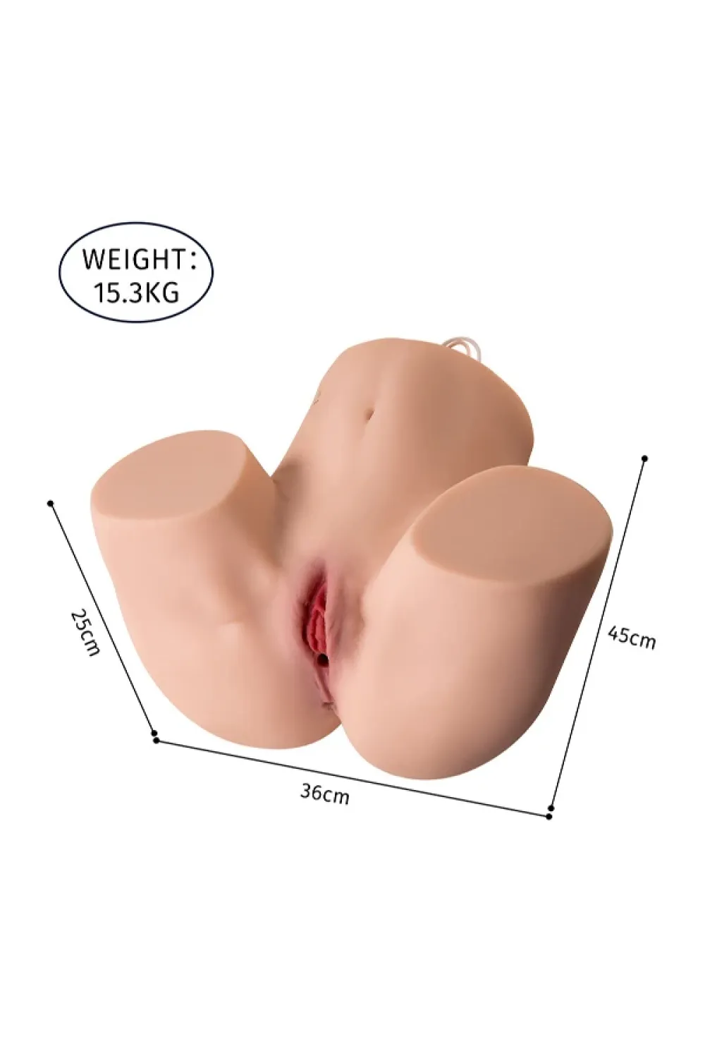 自動吸引機能付きミニ トルソー オナホール リアル 15.3kg Ingrid