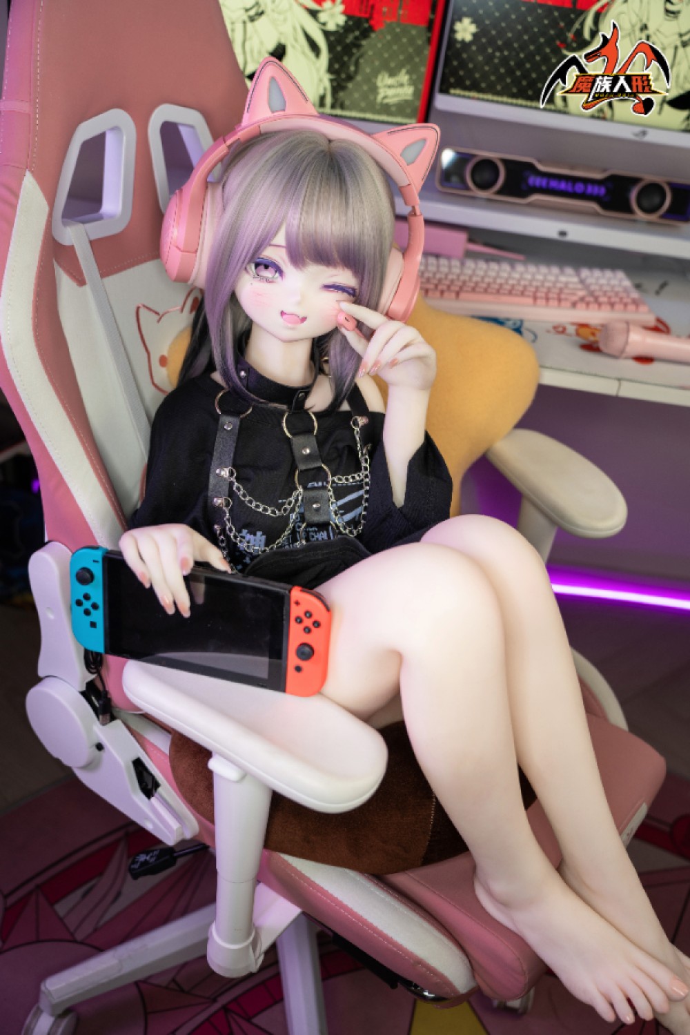 Mozu Doll SSR 地雷系女子 アニメダッチワイフ 141cm 優愛（141-YuAi) 大胸 PVCヘッド TPEボディー