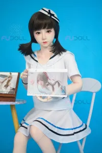 FU Doll シリコンヘッド 萌え系 天真爛漫ラブドール 大人しい 桜桃 135cm AA カップ #YF008