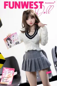 Funwest Doll 最新 無邪気ラブドール 白肌 Amy 152cm D cup #041