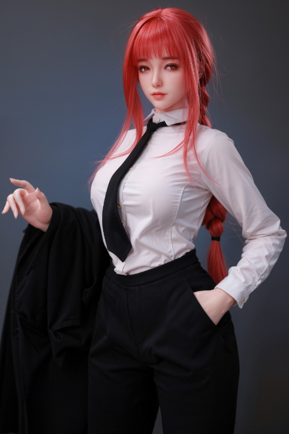 ROSE IDOL シリコン製 コスプレ系 ミニラブドール フィギュア マキマ 75cm 4.4kg 宣伝写真衣装付き 先行販売 IDOL002
