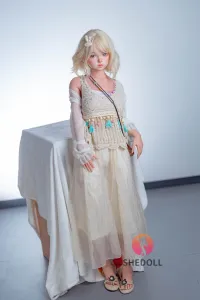 She Doll シリコンヘッド ボディ材質選択可能 アイドルっぽいラブドール 天真爛漫 顎機能追加可 朵朵 148cm Dカップ