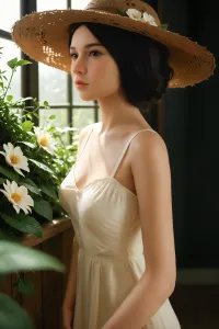 6YE Doll 最新 ラブドール シリコンヘッド 158cm ROS口 杏 AI写真 #133 美乳