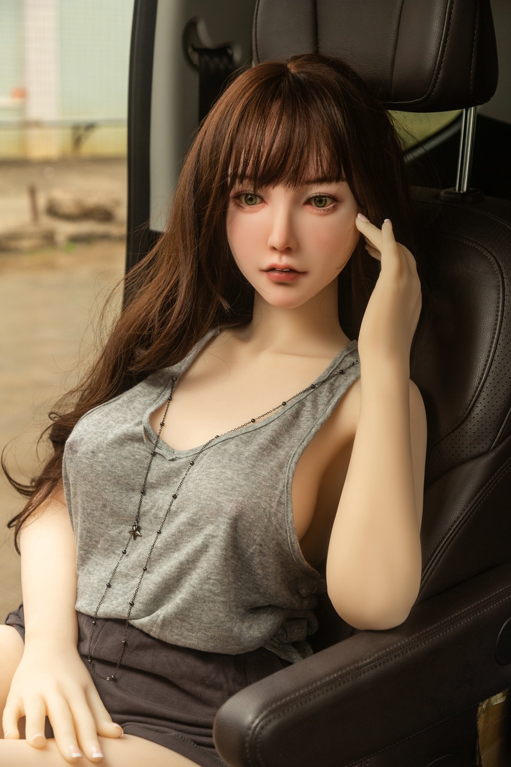 Qita Doll 168cm DDcup シリコンヘッド+TPE体 温温 巨尻ラブドール