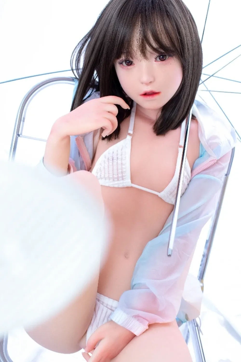FU Doll シリコンヘッド 妹系 水着ラブドール 天真爛漫 環奈 145cm A カップ #J008