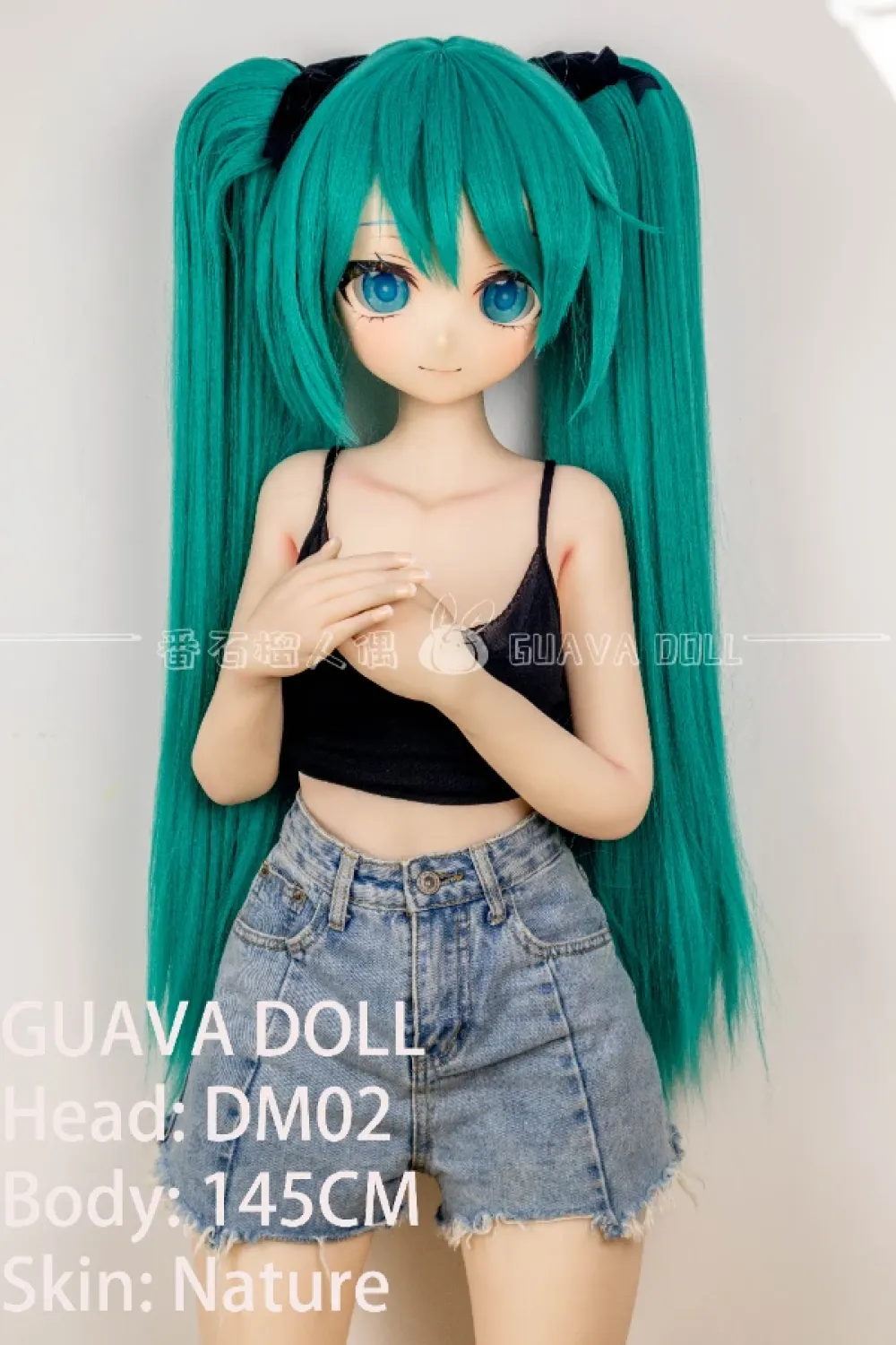 Guava Doll アニメラブドール アイドルっぽい PVCビニールヘッド DM02 手描きメイク 145cm 汐莉