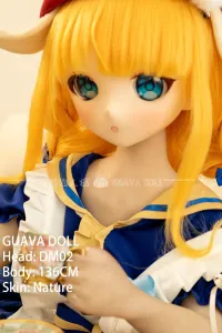 Guava Doll 136cm AAcup PVCヘッド+TPEボディ 136+dm02 等身大リアル系ラブドール