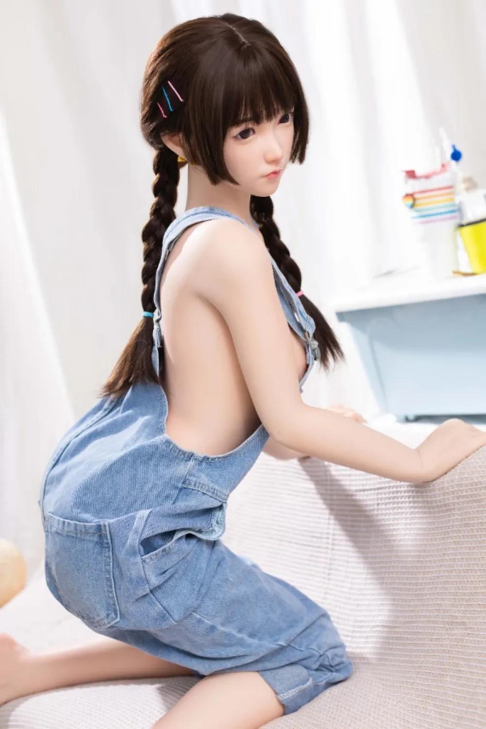 FU Doll シリコンヘッド 地味系 天真爛漫ラブドール 良乳 奶萝 150cm Bカップ #J022