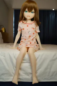 Irokebijin Doll 色気美人 110 cm アニメ ラブドール S-TPE A Cup Flat Chest Anna