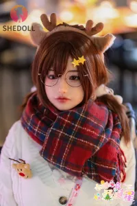 She Doll シリコンヘッド ボディ材質選択可能 クリスマス風ダッチワイフ 美人 顎機能追加可 苏星冉 158cm Cカップ