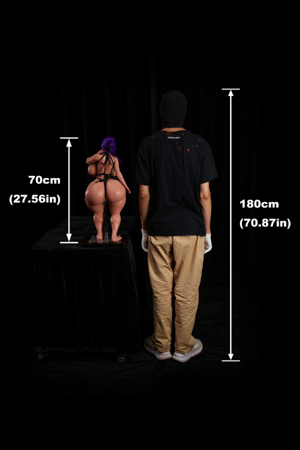 Climax Doll 爆乳 巨尻 新品 シリコン Si70cm SP Dazia(Black)