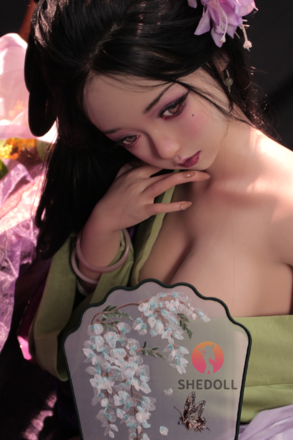 She Doll シリコンヘッド ボディ材質選択可能 中華風ラブドール セクシー 艾琳 145cm Gカップ