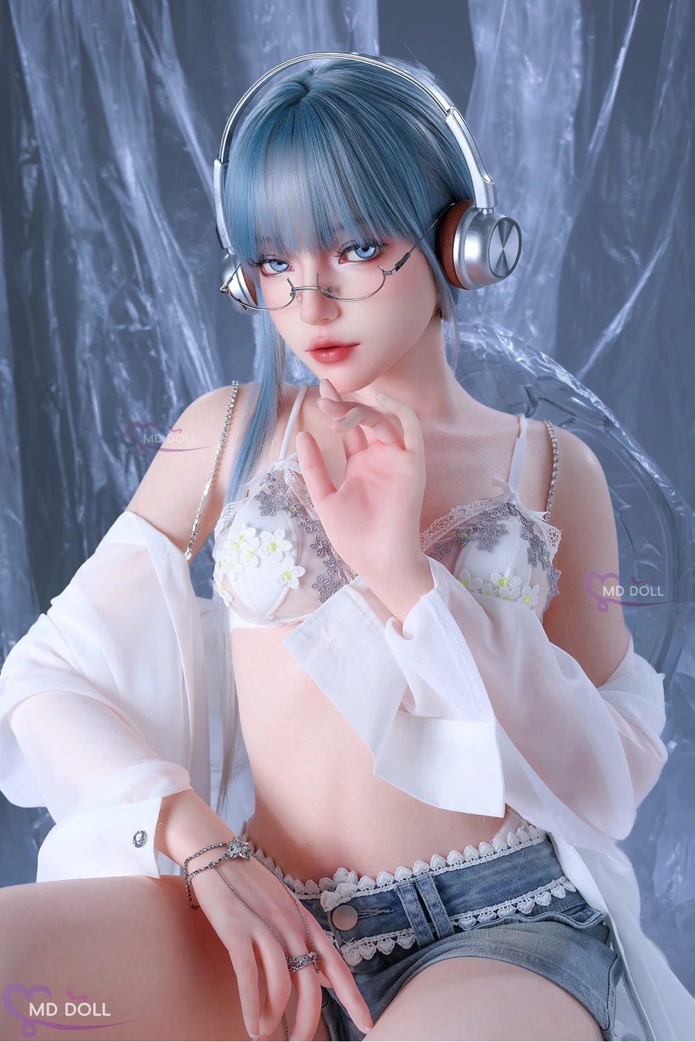 MD Doll 159cm Bcup シリコン M64 (Faye) リアル肌テクスチャ 巨尻ラブドール