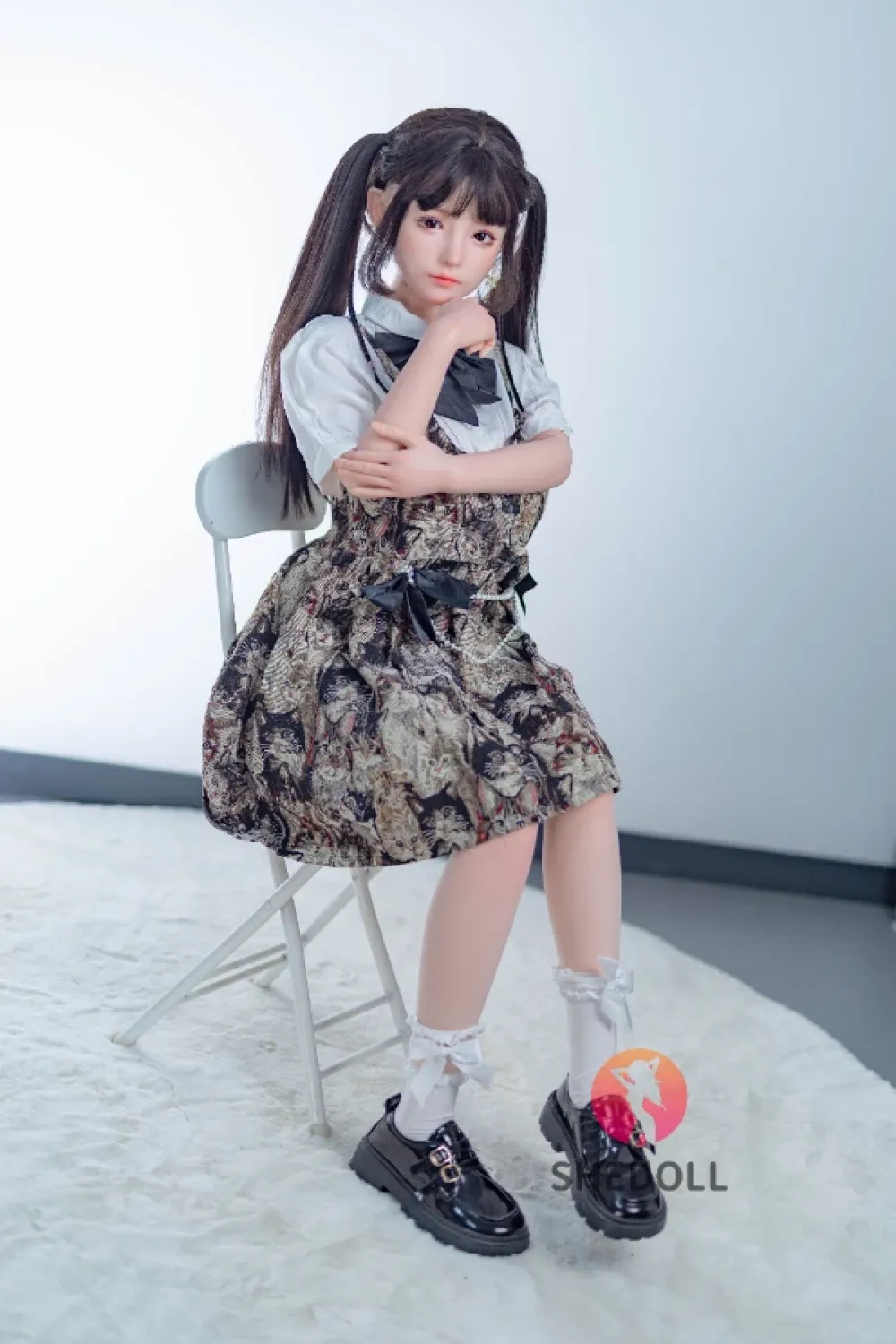 She Doll シリコンヘッド ボディ材質選択可能 アイドルっぽいラブドール 無邪気 顎機能追加可 小芙（特殊メイク） 148cm Dカップ