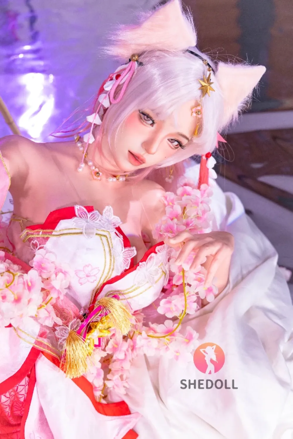 She Doll シリコンヘッド ボディ材質選択可能 コスプレラブドール アイドルっぽい 可動式顎が対応可能 顾小雨（COS土御門胡桃） 168cm D カップ