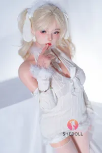 She Doll シリコンヘッド ボディ材質選択可能 金髪ダッチワイフ 天真爛漫 顎機能追加可能 江小婉 158cm Cカップ