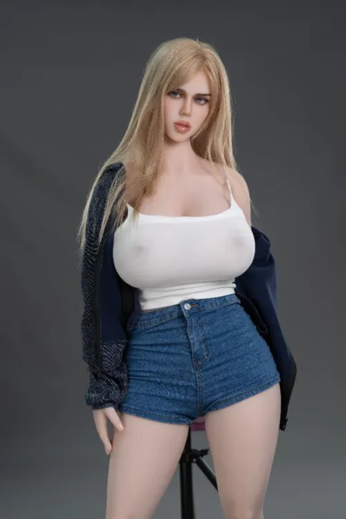 Aicos Doll シリコンヘッド 外人ダッチワイフ 金髪 ジュディ 166cm I cup
