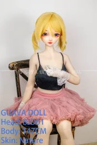 Guava Doll アニメラブドール PVCビニールヘッド 147cm BJD01 手描きメイク 天真爛漫 ラブドール 理子
