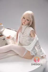 She Doll シリコンヘッド ボディ材質選択可能 妹系 金髪ラブドール 誘惑 顎機能追加可 沅沅 148cm Dカップ