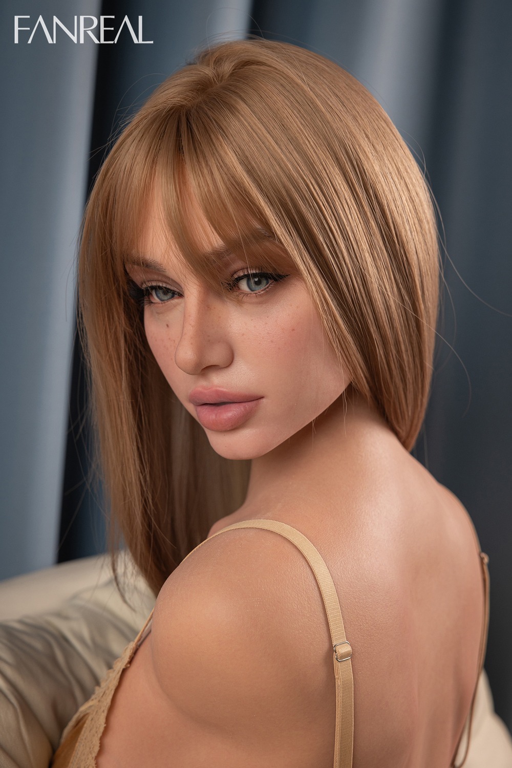 Fanreal Doll 111cm Ecup シリコン 半身ラブドール Real Skin lila-ros-tan 04