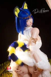 She Doll シリコンヘッド ボディ材質選択可能 コスプレ系 エジプト猫ラブドール セクシー 可動式顎が対応可能 江小棠（COSアンカ） 168cm D カップ