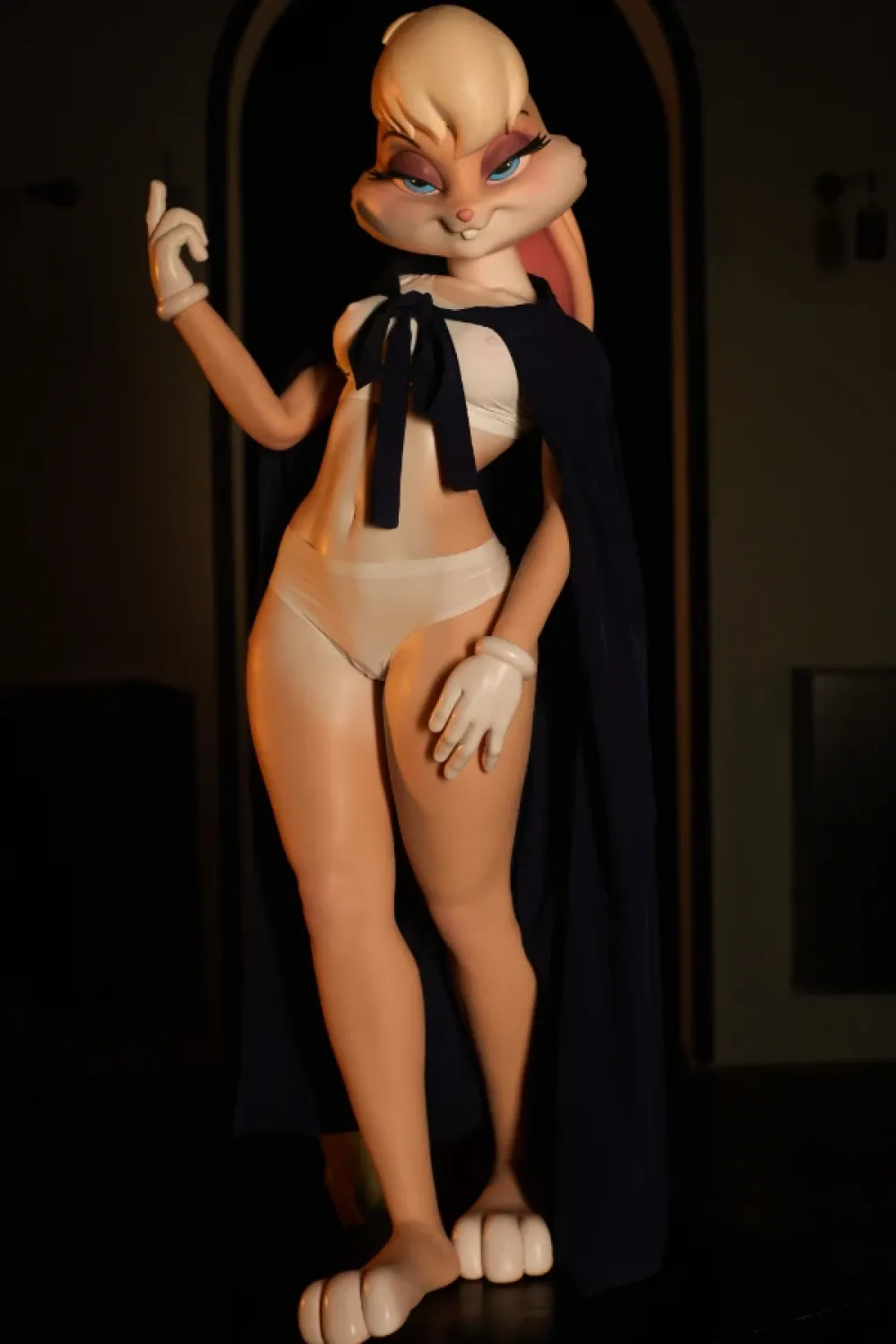 Climax Doll うさぎ ダッチワイフ 獣人風 フルシリコン SiF150cm Lola (Yellow)