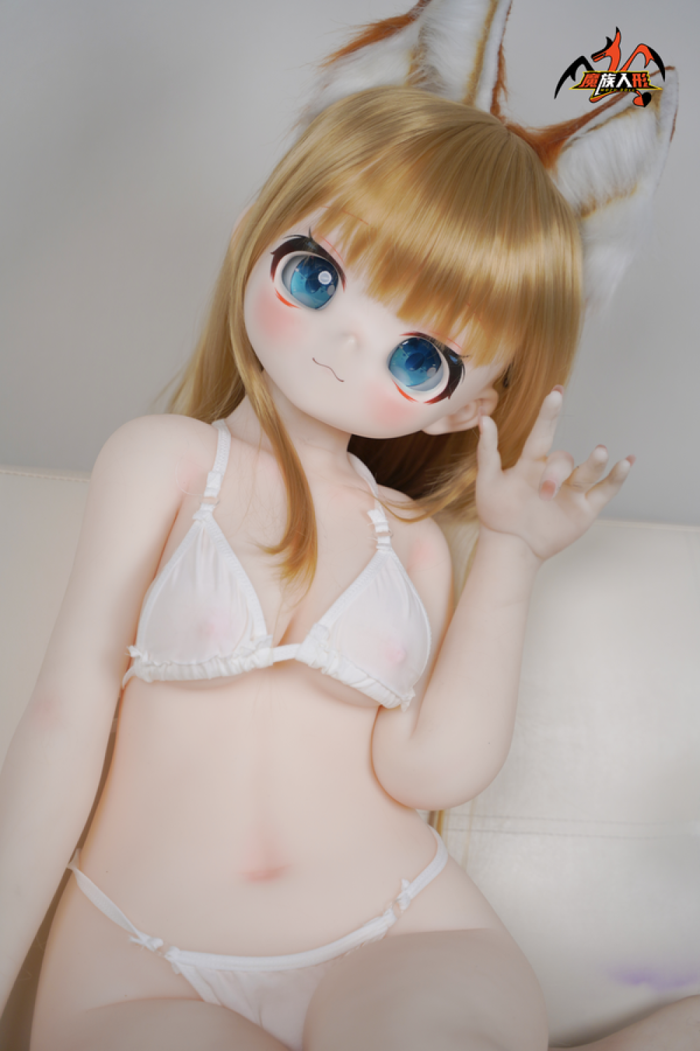 Mozu Doll SSR ほんわか系 アニメダッチワイフ 141cm 黄豆（141-Soyah) 大胸 PVCヘッド TPEボディー