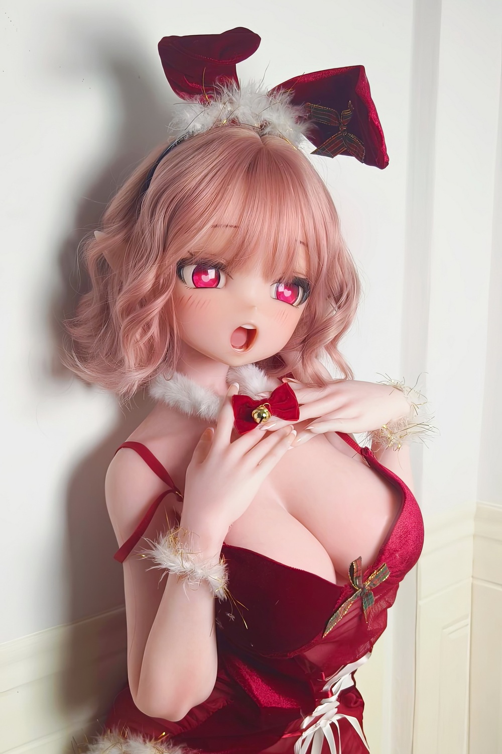ElsaBabe Doll 140cm Mcup シリコン M Pink RAD043 Asaka Moeri-Christmas Present 高貴な雰囲気