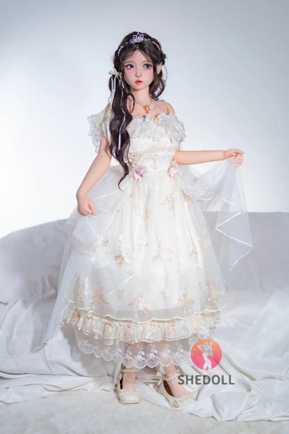 She Doll シリコンヘッド ボディ材質選択可能 アイドルっぽいダッチワイフ 無邪気 顎機能追加可 洛小乙（特殊メイク） 145cm Gカップ