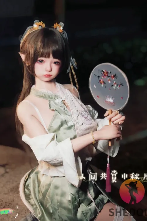 She Doll シリコンヘッド 天真爛漫ラブドール アイドルっぽい 可動式顎が対応可能 艾琳 156cm Eカップ