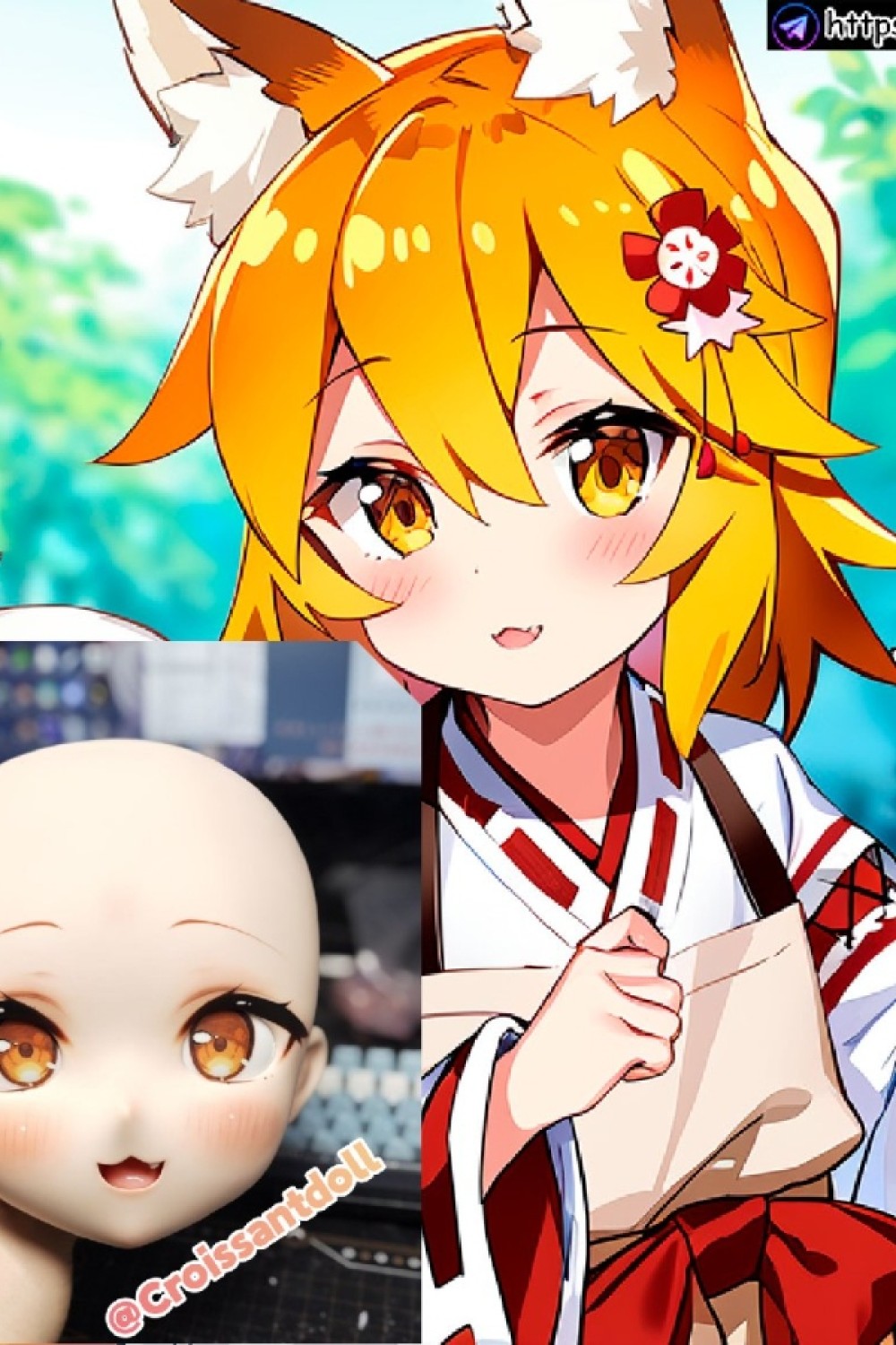 Croissant Doll 羊角社 アニメドール PVCヘッド カスタマイズ