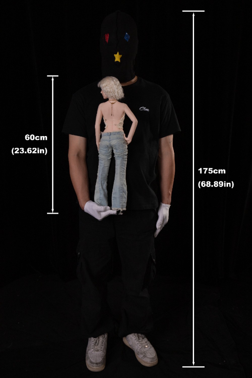 Climax Doll 外人ラブドール 貧乳 フィギュア シリコン製 Si60cm S Tara(Cinnamon)